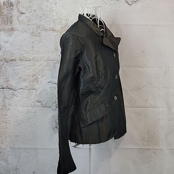 Allsaints Etoile jacket - faded ebony black Women's Size 4 - Picture 5 of 11